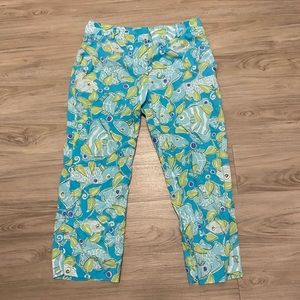 Lilly Pulitzer WHITE LABEL COLLECTOR Capri Pants 8
